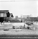 154421 Gezicht op de werkzaamheden aan het N.S.-station Utrecht C.S. te Utrecht ten behoeve van de bouw van de Traverse ...